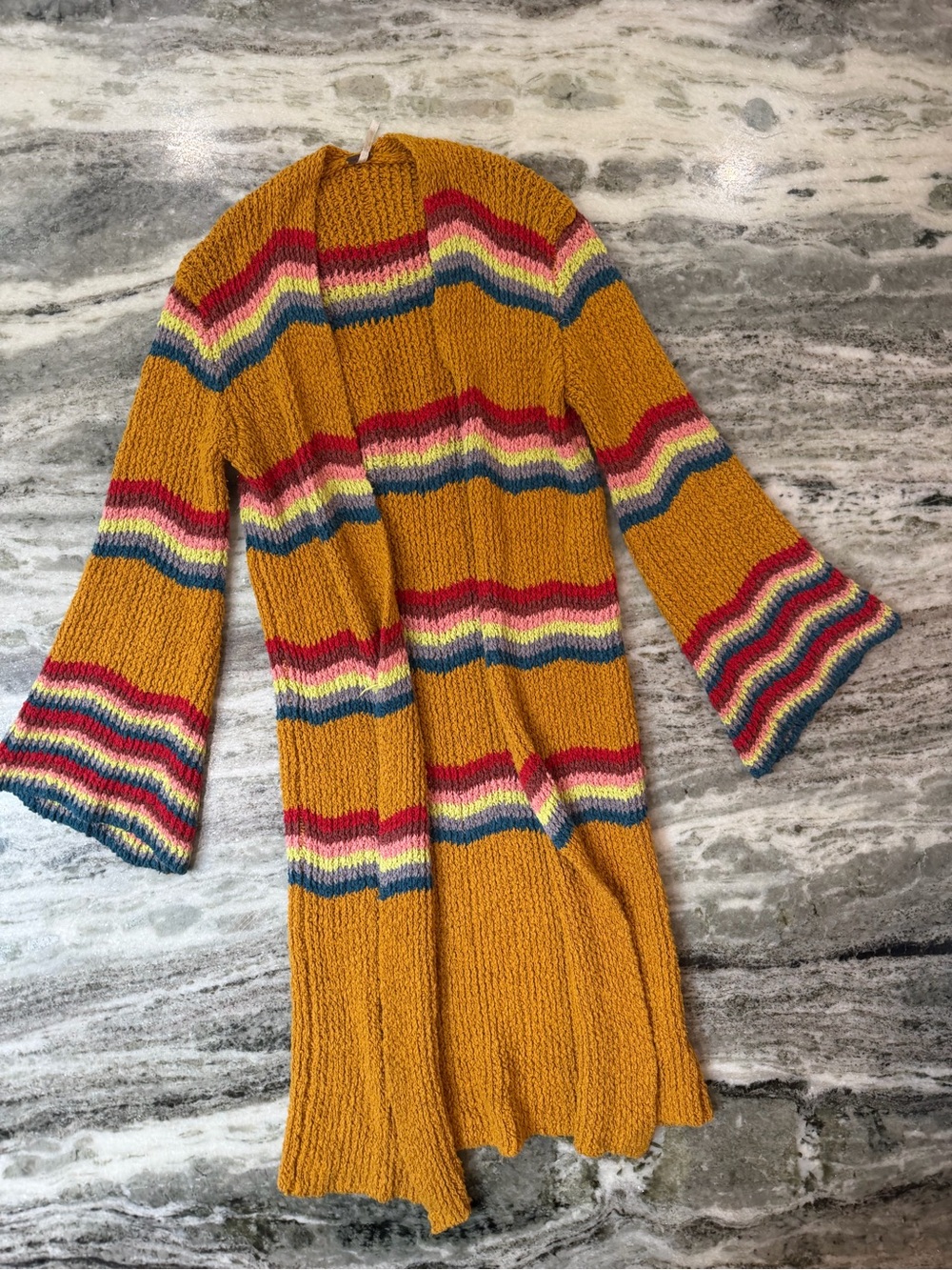 Free People Winding Road Long Cardigan Sweater 
Size Small - Picture 3 of 7